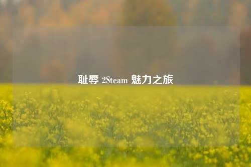 耻辱 2Steam 魅力之旅 耻辱 2Steam 魅力之旅