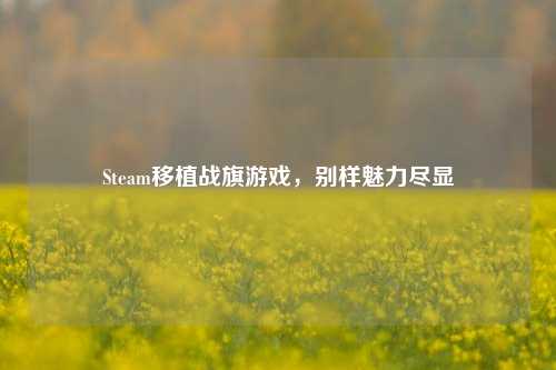 Steam移植战旗游戏，别样魅力尽显