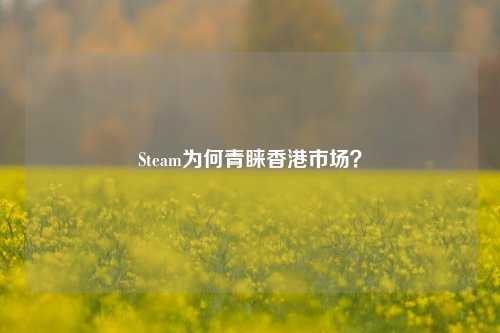 Steam为何青睐香港市场?