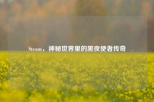 Steam，神秘世界里的黑夜使者传奇